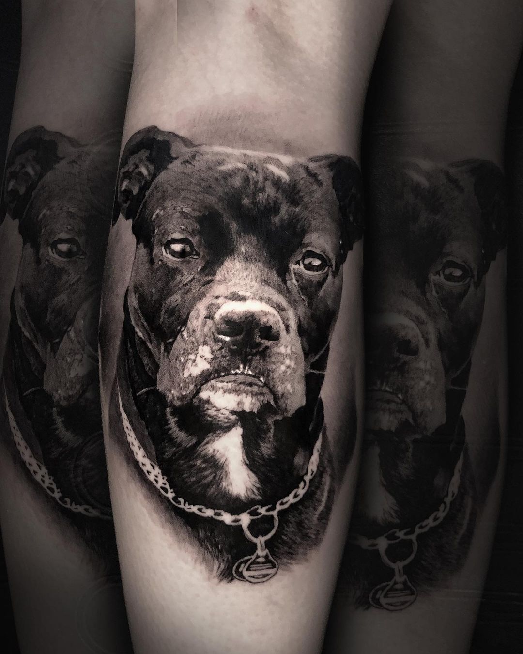 Hund tattoo fra George