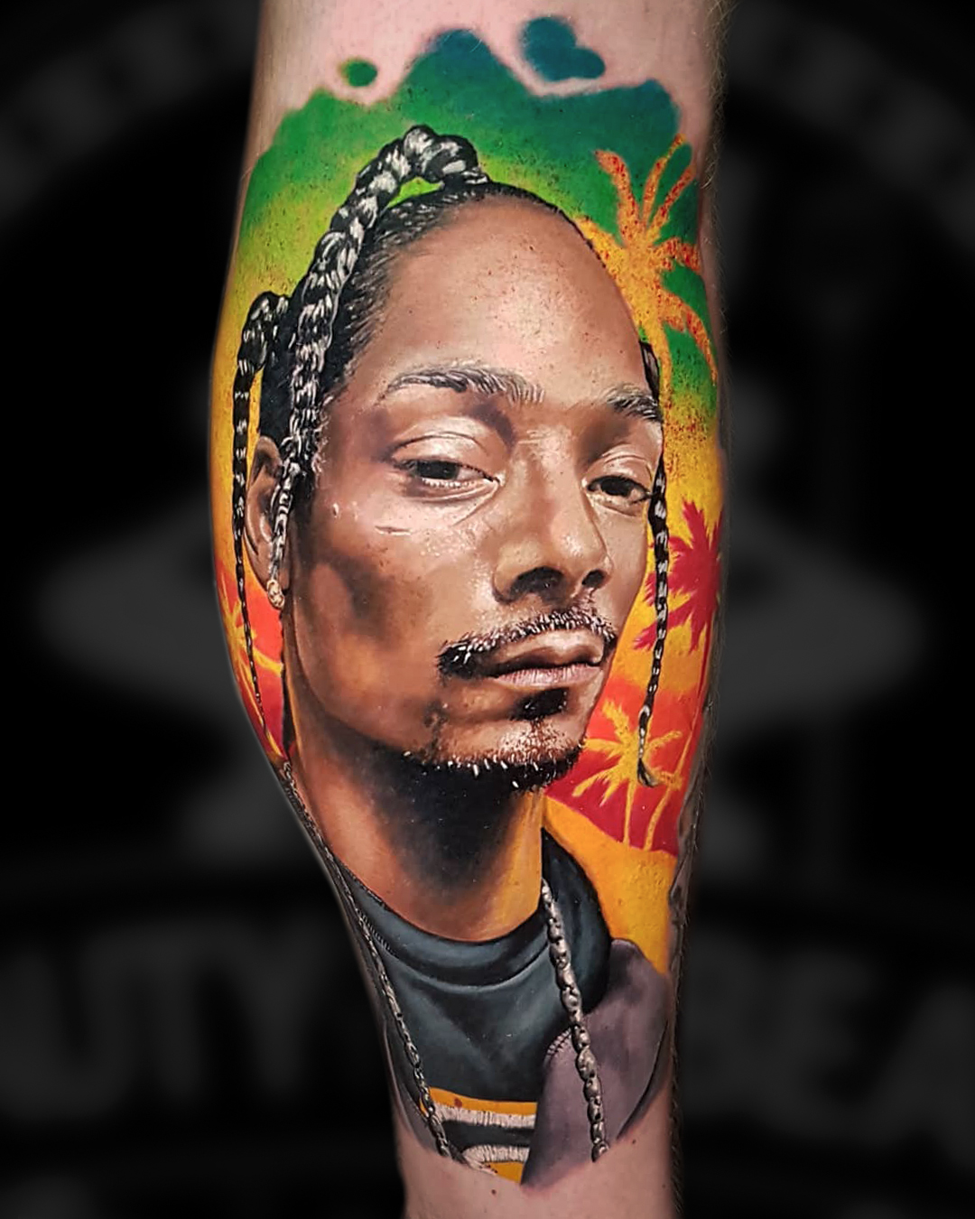 Snoop Dogg color tattoo fra Batanik