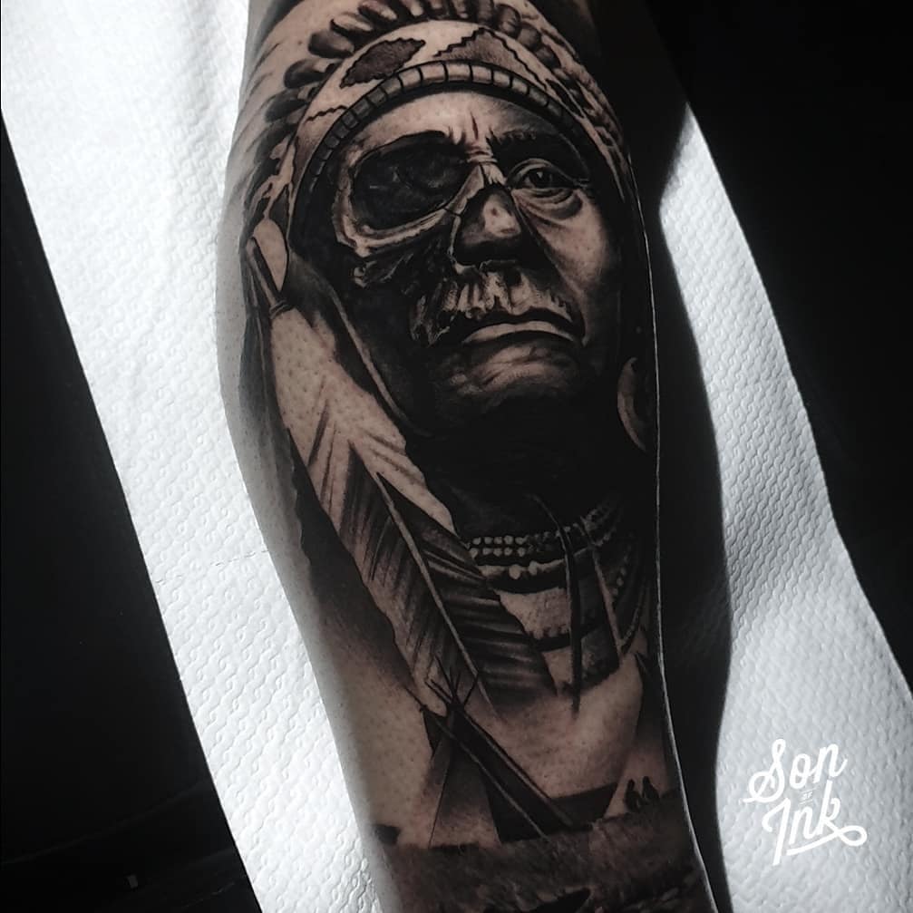 indianer kranie fra son of ink