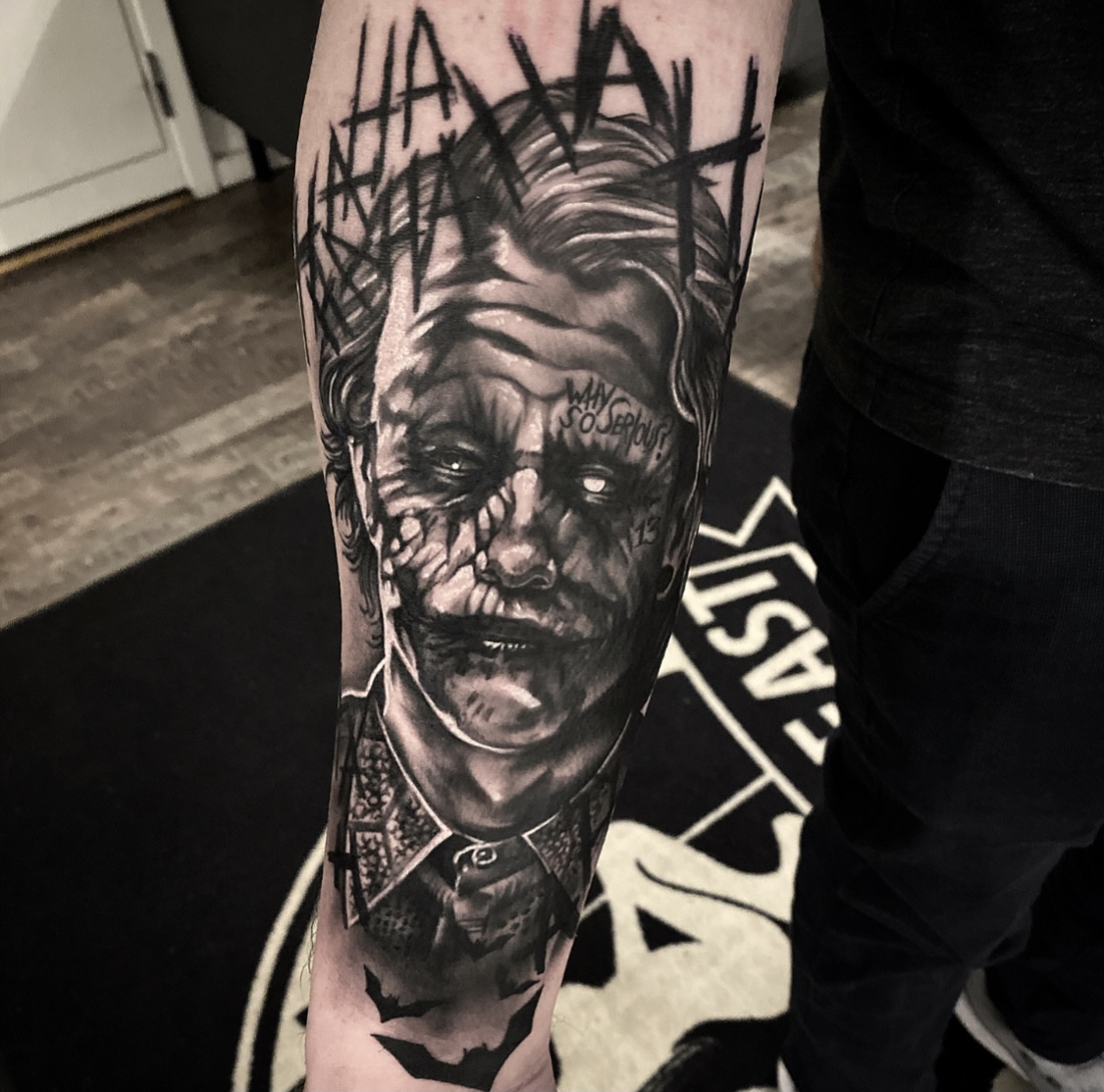 Joker tattoo fra Morten