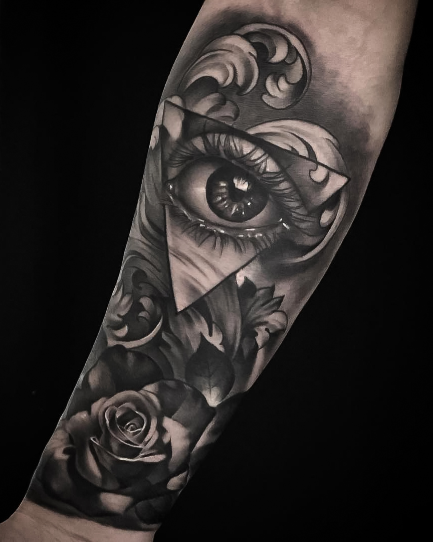eye øje tattoo realistisk fra Preben