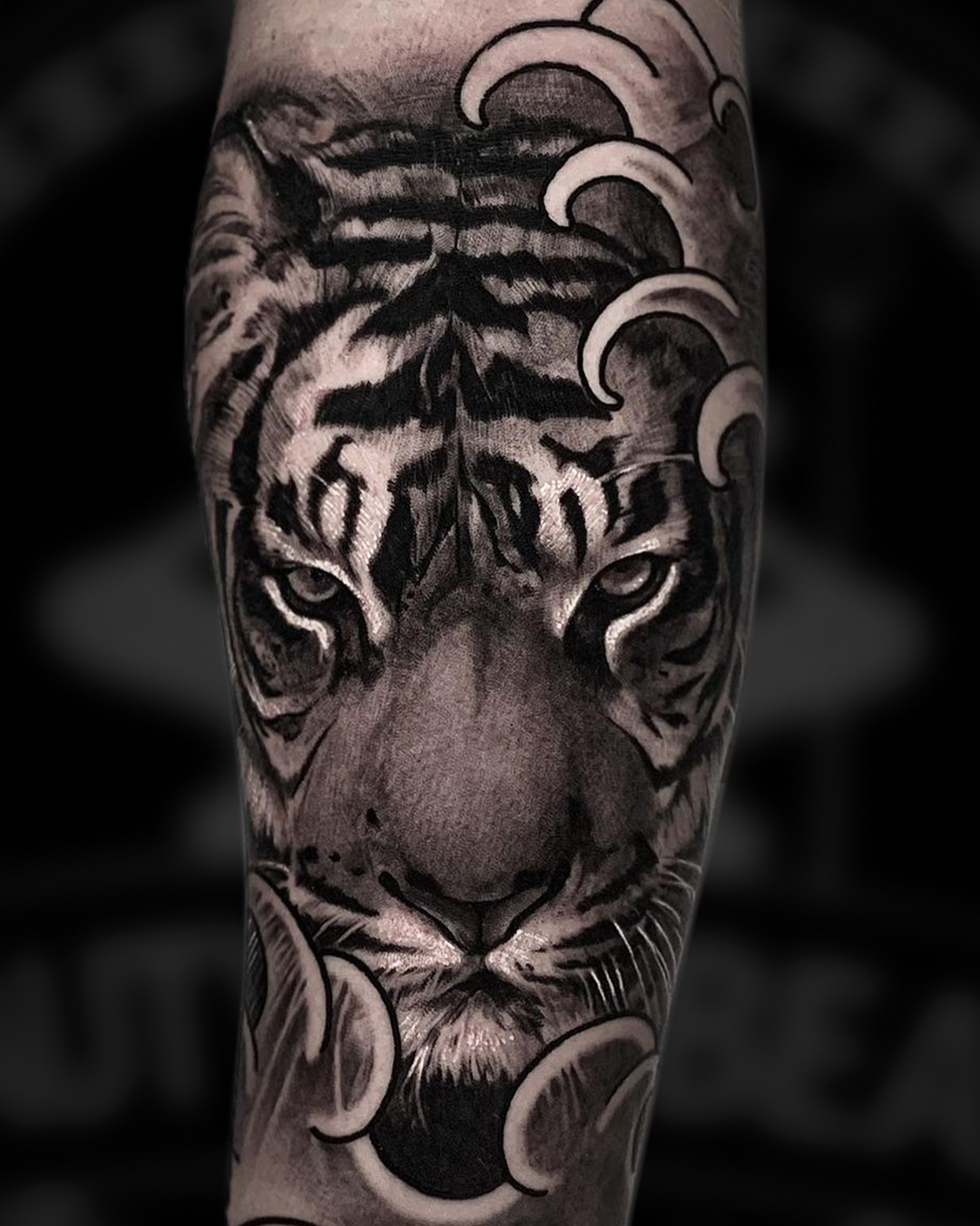 Tiger tattoo fra Tass