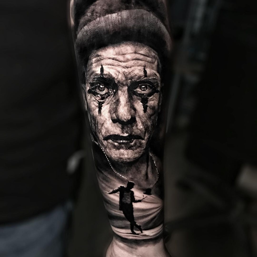 Joker tattoo fra Tomas