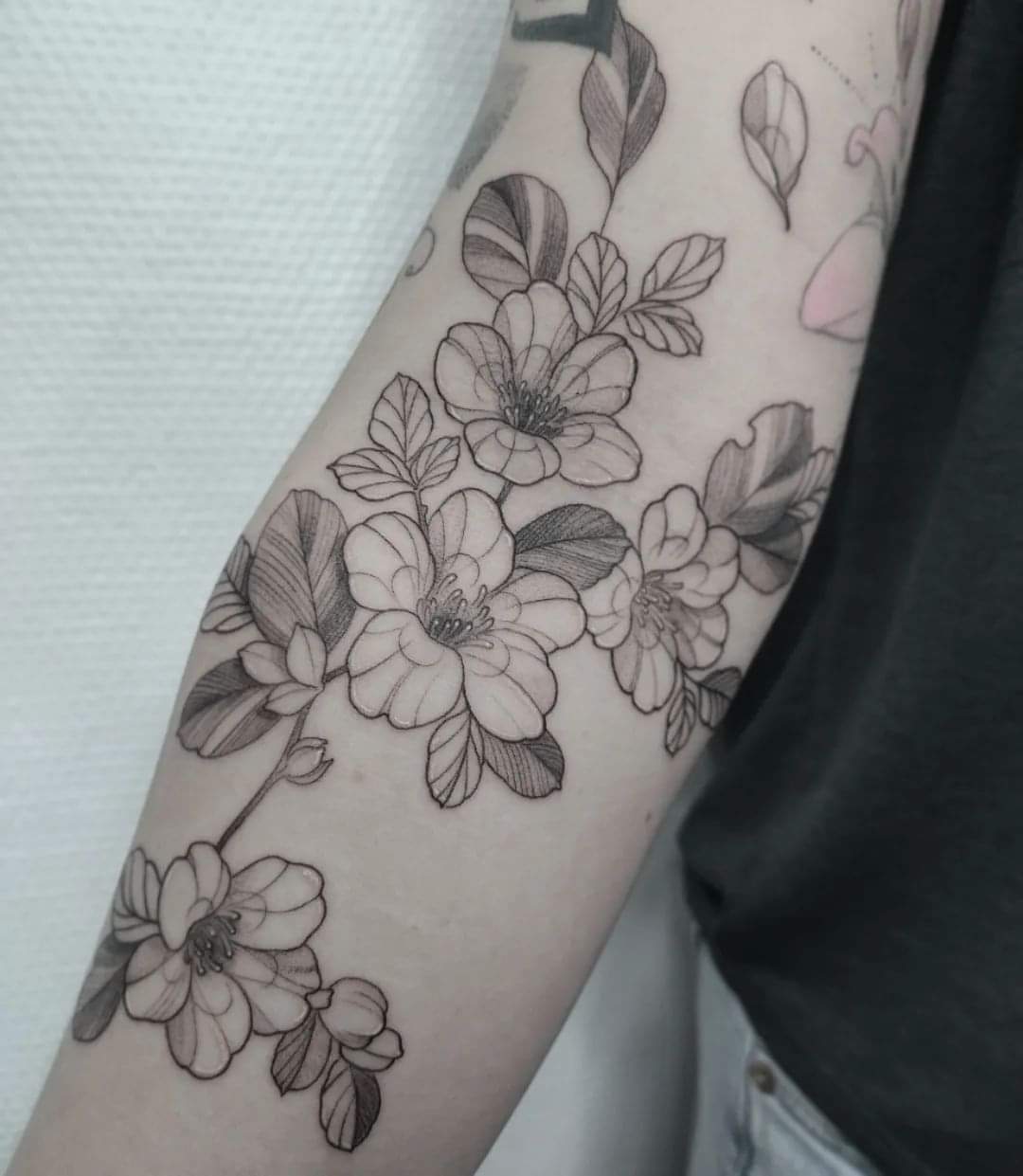 blomster tattoo